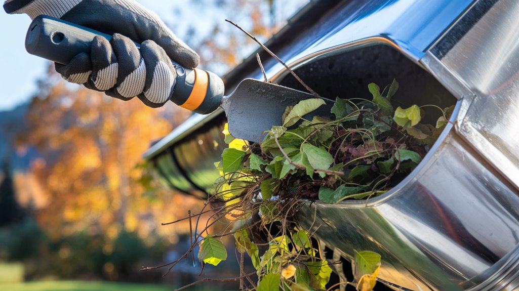 How to Clean Out Gutter Downspouts