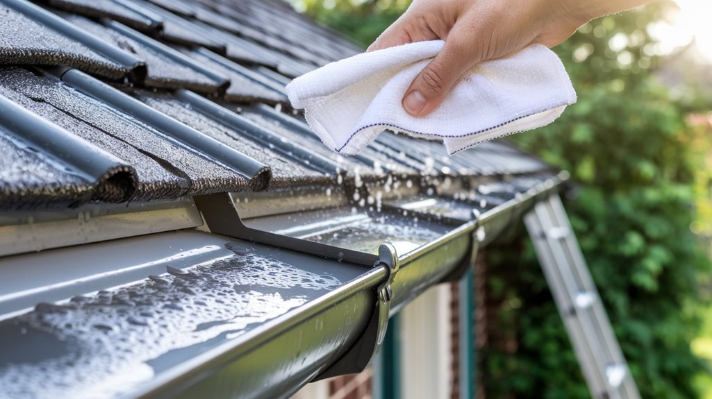 How to Get Stains off of Gutters