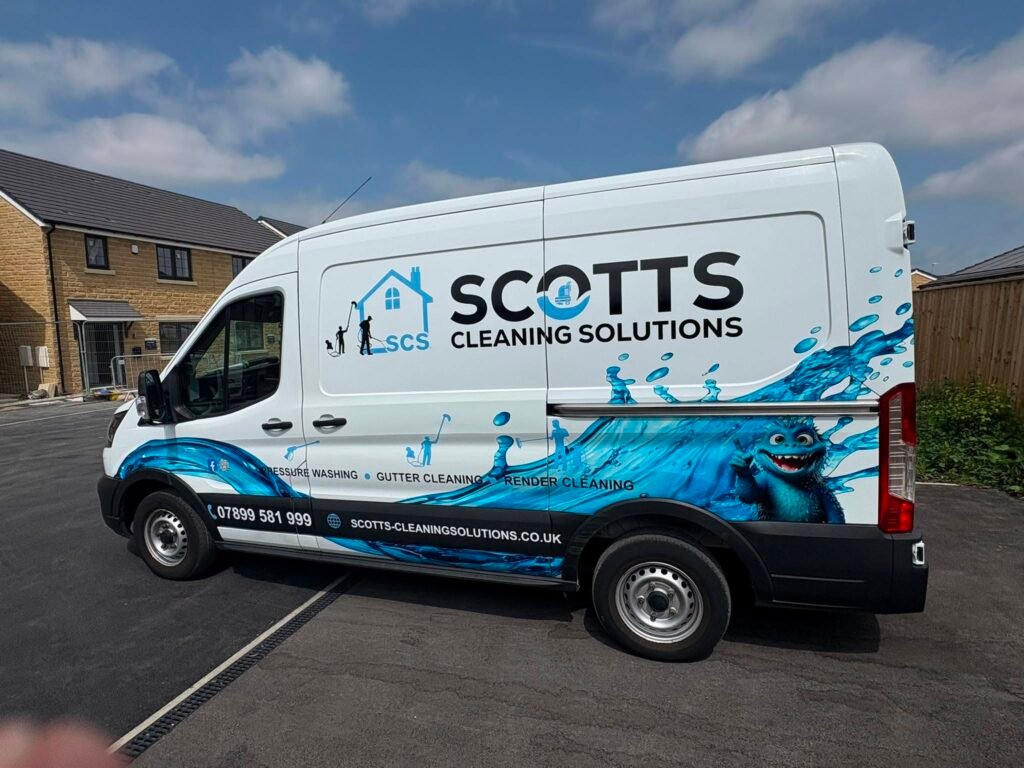 Scotts Cleaning Solutions van