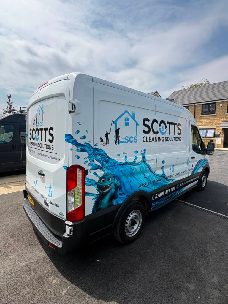 Branded work van