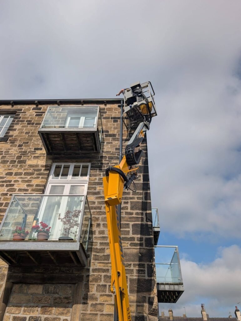 High-level render and window cleaning