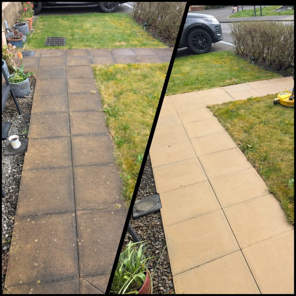 Flagstone pathway